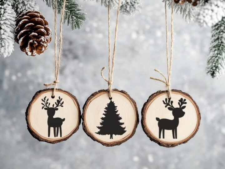 Christmas Silhouette SVG Ornament Mockup2