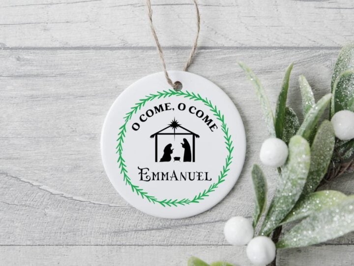 O Come O Come Emmanuel Ornament