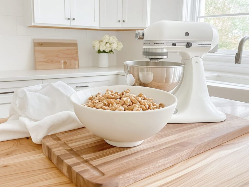 chopped walnuts for apple walnut cake