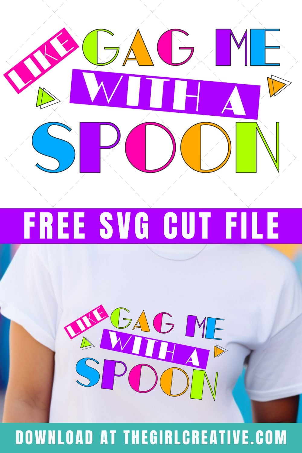 Like Gag Me With a Spoon 80's SVG