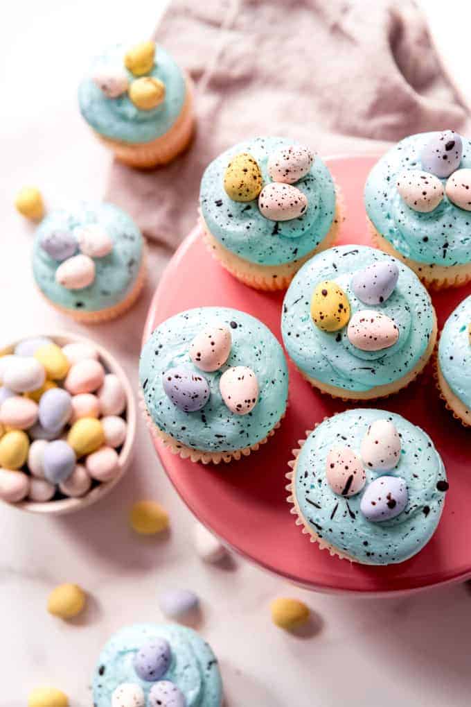 Robins Egg Easter Cupcakes 