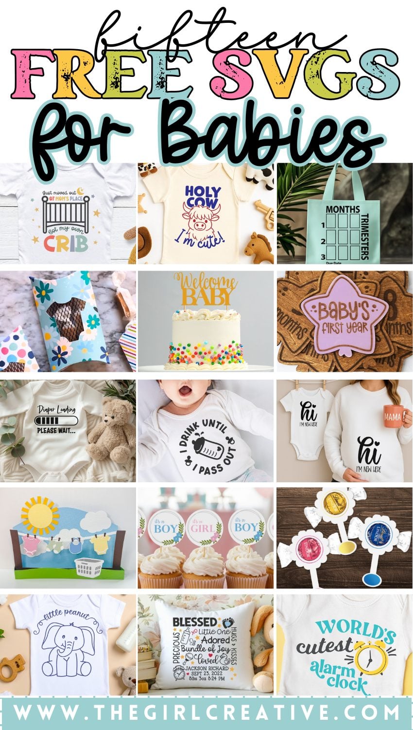 Baby Shower SVGs - Free Download