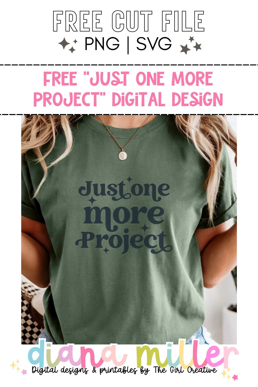 Just One More Project Free SVG for Crafters